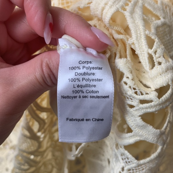 ASTR the label Yellow Lace MIDI Dress - Picture 8 of 9